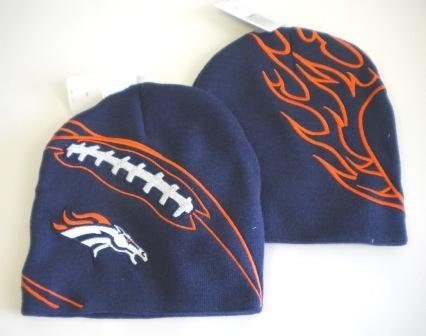 Denver Broncos Red Zone Knit Beanie Cap