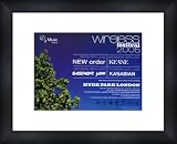 WIRELESS FESTIVAL 2005: Feat New Order Keane Kasabian - Framed Original Advert Reproduction encadrée