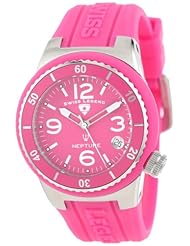Swiss Legend Womens 11840P-015 Neptune Pink Dial Pink Silicone Watch