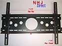 NHJ Directs Tilting Wall Mount Bracket for 32, 36, 42, 46,50, 52 inch Sony Bravia, Samsung, Vizio, Panasonic, Color: Black