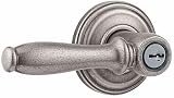Tools & Hardware : Kwikset 97402-531 Signatures Ashfield SmartKey Entry Lever, Rustic Pewter