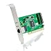 CSL - Gigabit LAN PCI Netzwerkkarte / Fast Ethernet Adapter 10/100/1000 DSL Realtek | 2000 Mbit (Full-Duplex) | 32 Bit | PCI Bus 2.2