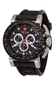 Zodiac - ZO8503 - Montre Homme - Quartz Analogique - Cadran Noir - Bracelet en Caoutchouc Noir