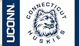 Large House Flag Banner University of Connecticut Huskies