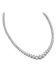 5.00 ctw Diamond Necklace 14k Gold n352-a5