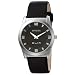 Invicta Men's Slim Collection Round Black Leather Watch #5137