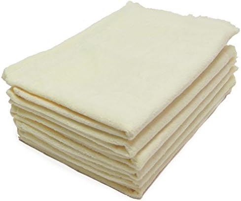 6 Pack - 11x18 Terry Velour Fingertip Towels W/fringed Ends 1.5# (BEIGE - BE1118-F-6PK)