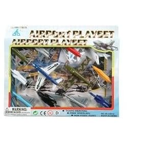 Kids Authority Airplat set - 1 Dozen Assorted Airplane Die Cast from Toy RC Airplanes