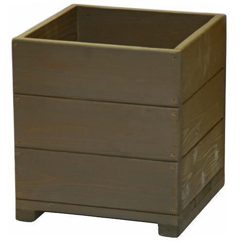 Welcome wood　　１２号ウッドプランターH12D-UB　鉢カバーとしても使用できます　　　容量・約39リットル
