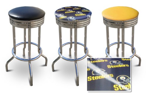 29'' Specialty Chrome Barstools Pittsburgh Steelers