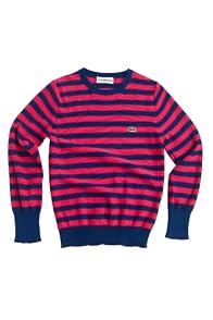 Girl's Cotton Striped Sweater