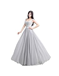 V-neck Chiffon/Satin Sleeveless Empire   Waistline Lace-Up  Applique Portrait Neck  Dress With Rhinestones