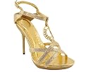Glitter Rhinestone Ring T-Strap Heel
