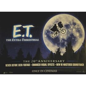E.T. the Extra-Terrestrial - Vintage Movie Poster (Steven Spielberg)