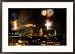 Fireworks Over City, Salzburg, Austria Framed Photographic Poster Print by Thomas Winz, 29x21
