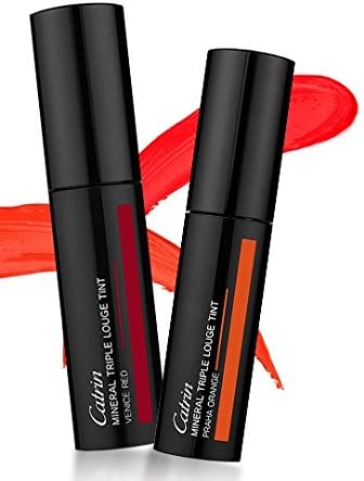 CARTIN SUBUN MINERAL TRIPLE ROUGE TINT # VENICE RED, Korean Cosmetics, Korean Beauty, Kpop Beauty, Kstyle