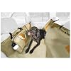 Kurgo Wander Hammock Seat Cover, Khaki with Orange