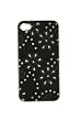 Black Flower Bling Shimmer iPhone 4S Case (Compatible with Apple iPhone 4S, iPhone 4)
