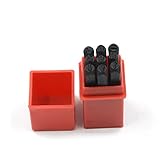 Angelakerry　数字の打刻印ポンチセット　9本　4mm　打刻印セット　レザー クラフト　作業用　[並行輸入品]