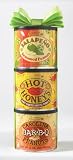 Review The Peanut Roaster  / Spicy Peanut Gift Tower - 3 Tins gift wrapped in cello