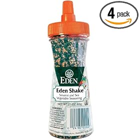 Eden Shake, Furikake, Sesame & Sea Vegetable Seasoning, 2.1-Ounce Units (Pack of 4)