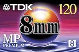 TDK P-120HS Premium 8mm Cassette
