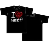 神様のメモ帳 アイラブ柄 Tシャツ ブラック サイズ:M