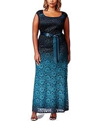 Lace  Polyester/Spandex Evening Dress  With a Bow(s) and a Sash 