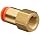SMC KQ2F PBT One-Touch Tube Fitting, Adapter, Tube OD x NPT Female with Brass Threads