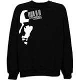 Sweatshirt Black  Netherlands Antilles - Barcode Abstract  Country