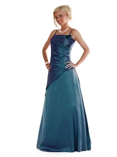 Envie/Paris – 1009 SOPHIA Abendkleid Ballkleid 1-teilig in Petrol Gr.38-56