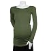 Michael Stars Maternity Long Sleeve Shine Ruched Tunic