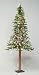 36" Pre-Lit Natural Alpine Christmas Tree - Clear Lights