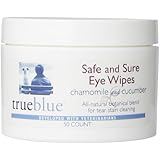 TrueBlue Safe and Sure Eye Wipes, 50 Count