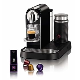 Nespresso CitiZ D120 Espresso Maker with Aeroccino Milk Frother