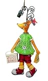 Whimsical Soccer Mom Reindeer Christmas Ornament 5