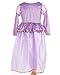 Little Adventures Classic Rapunzel Princess Dress Up Costume For Girls