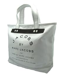 Marc By Marc Jacobs Small Canvas Jacobs Tote White