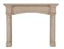 Pearl Mantels 159-56 The Princeton 56-Inch Fireplace Mantel Surround, Unfinished