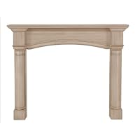 The Princeton 56-Inch Fireplace Mantel Surround, Unfinished