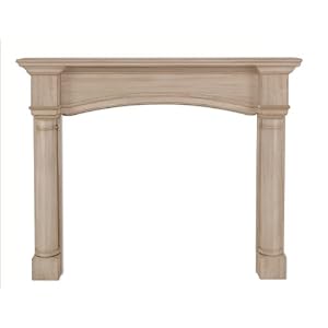 Pearl Mantels 159-56 The Princeton 56-Inch Fireplace Mantel Surround, Unfinished
