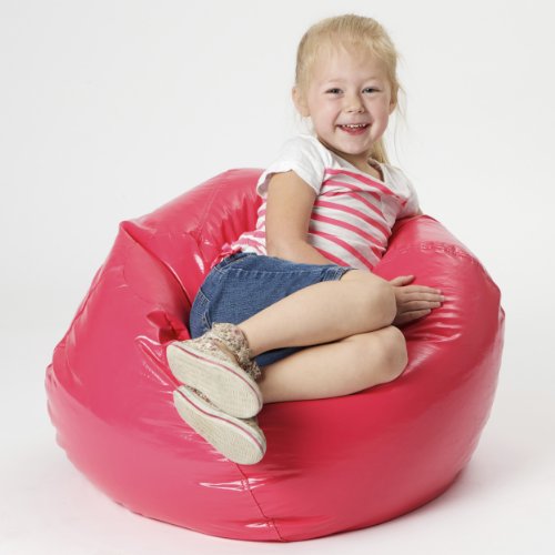 Cheap Price Taylor Hot Pink Vinyl Kids Bean Bag Children's Furniture