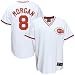 Cincinnati Reds Jerseys : Majestic Cincinnati Reds #8 Joe Morgan White Throwback Replica Baseball Jersey
