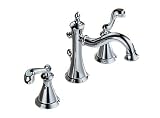 Delta 35925 Vessona Venetian Chrome Widespread Double Handle Bathroom Faucet