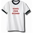 Vote for Pedro Short Sleeve Ringer T-Shirt