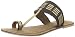 CL by Chinese Laundry Women's Crystal Ball Thong Sandal,Brown/Gold,10 M US