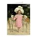 Alice Antoinette de la Mar, aged five (oil.. - Greeting Card (Pack of 2) - 7x5 inch - Art247 - Standard Size - Pack Of 2