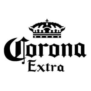 Amazon.com : Corona Extra Beer Vinyl White Sticker 9''width By 5.5'' Height : Everything Else