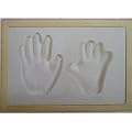 Familien + Baby Gipsset Handabdruck Fussabdruck Gips Familien-Druck