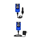 Essential Kit for the Sanyo Katana - includes Car and Wall Charger with Rapid Charge Technology - Gomadic Brand w/ TipExchange Technology